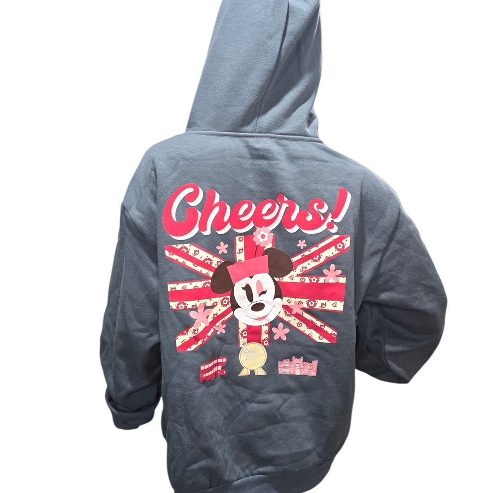 Disney Gray Zip-Up Hoodie Sweater - Picture 2 of 15